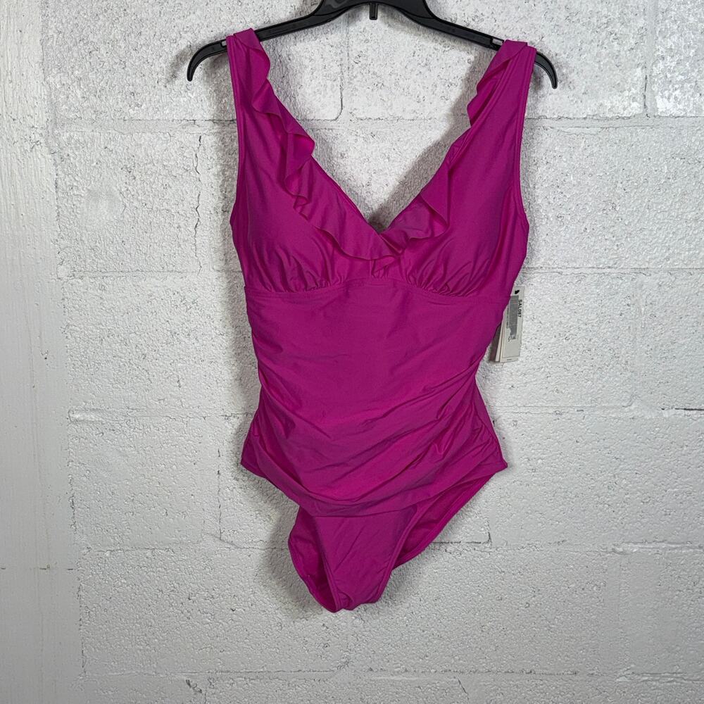 DKNY Pink Women's One Piece Swimsuit
